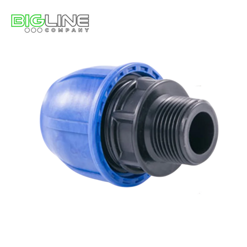 Муфта компрессионная наруж.резьба 501 PN 16 ПЭРТП (20)