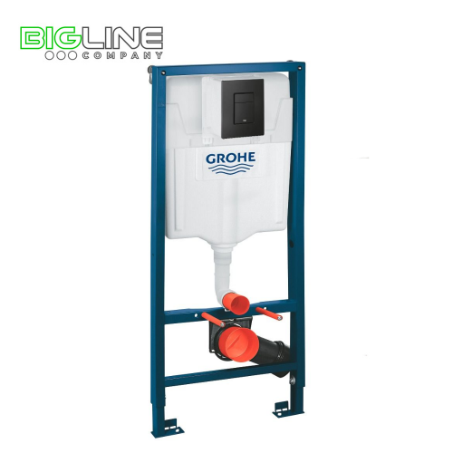 Grohe Solido 3в1 с панелью смыва черный