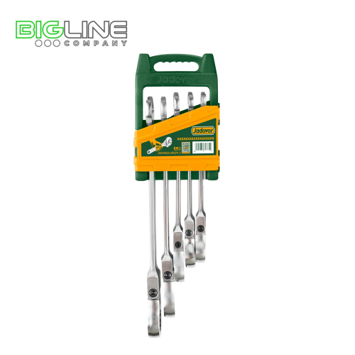 Набор гибких гаечных ключей с трещеткой 5шт  8,10,12,13,14мм Jadever