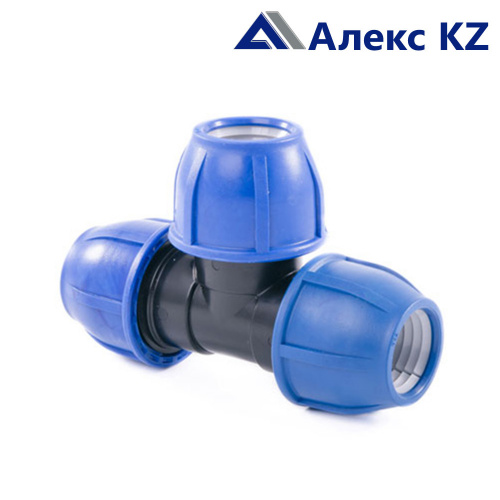 Тройник компрессионый 20*20*90 PN 16 ПЭ/РТП (70)