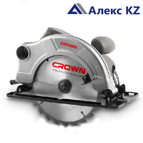 CROWN  СТ 15074 Пила дисковая, по дереву, 1200W, 185мм