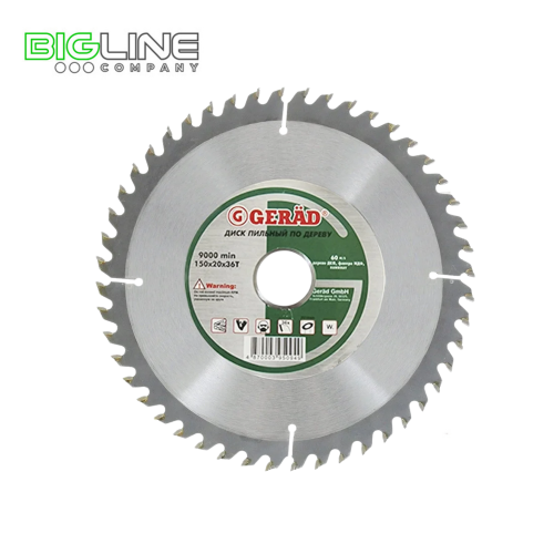 Диск GERAD пильный по дереву d1052040Т