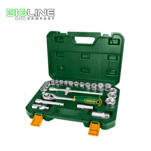 Набор головок с трещеткой  1,2,в кейсе  25pcs. головки 10-32мм. Jadever1