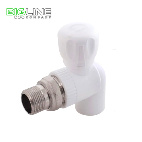 Кран шаровой для радиатора 2012 угловой, РТП