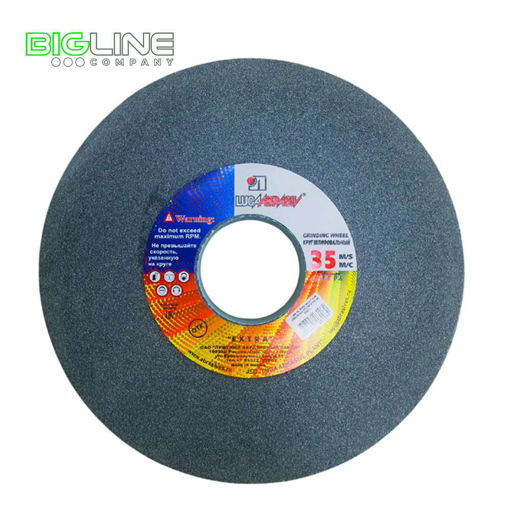 Круг LUGA ABRAZIV заточной на керамической основе d300*40*76*63С/64С 60 O 7 V 35 (O,P) (1)