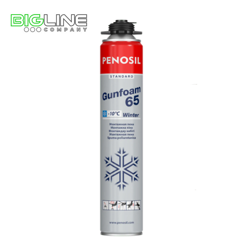 Пена монтажная PENOSIL Premium Gunfoam Winter 65 проф, 870мл