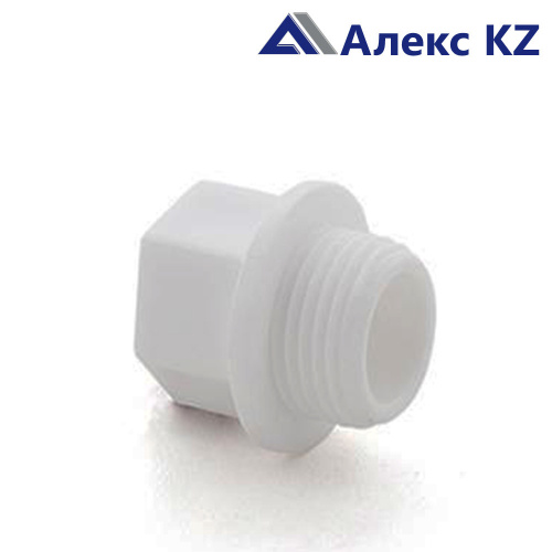 Заглушка резьбовая 1/2 PN 25 белый  РТП (120/720)