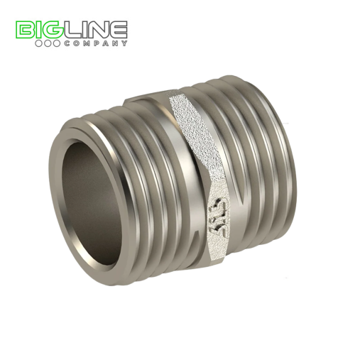 Ниппель латунь никель Ду 2 н.р РТП