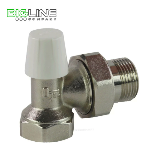 Клапан запорный радиатора Ду 15 Ру10 ВР угловой Ogint