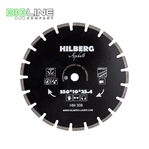 Диск Hilberg Hard Materials алмазный отрезной 35025,4 Лазер асфальт