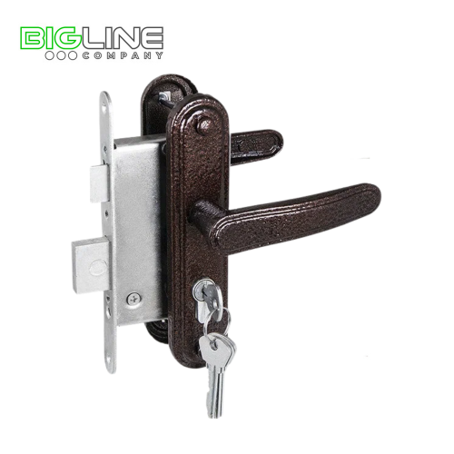 Замок ЗЕНИТ ЗВ 4-3,03 медь врезной с ручкой