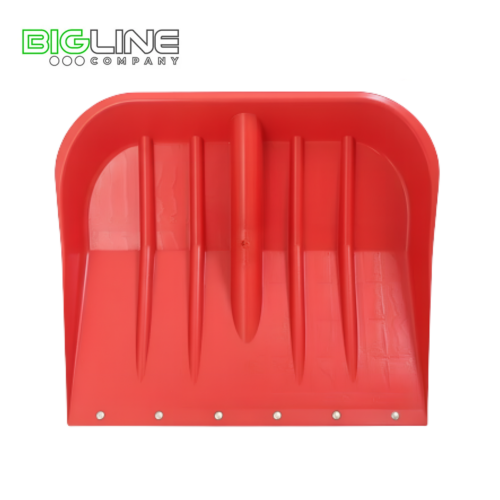 Лопата снеговая пластиковая 430490 цветная (с оцинк.планкой)