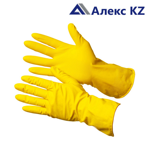 Прочные латексные перчатки. Размеры S, M, L, XL. Предназначены для защиты кожи рук от вредного возде