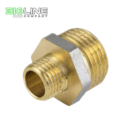 Ниппель латунь никель переходной Ду 4025 н.р Aquasfera Ниппель латунь никель переходной Ду 4025 н.р Aquasfera