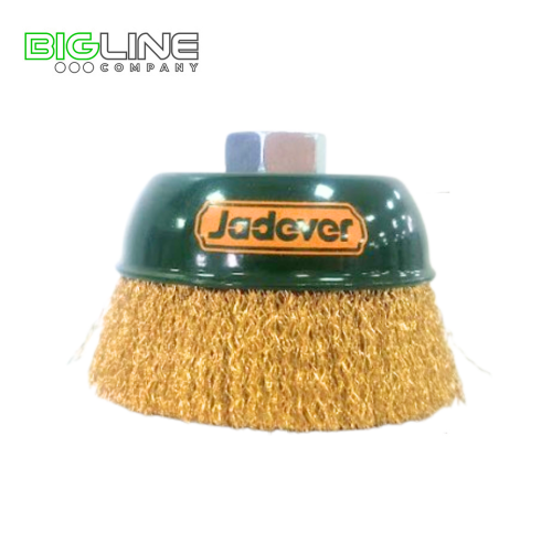 Щетка чашечная проволочная мягкая d-100мм,M142 Jadever