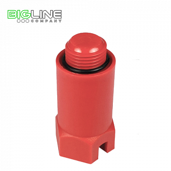 заглушка красная