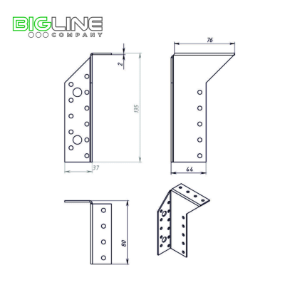 опора балки правая чертеж 