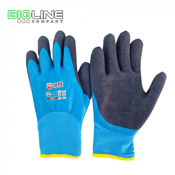 Перчатки обливная ладонь из латекса Water Proof зима