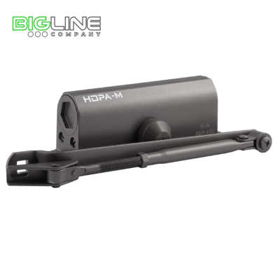 Доводчик НОРА-М-ISPARUS 430 дверной на 50-120кг, усилие 2-3, графит,морозостойкий (10)