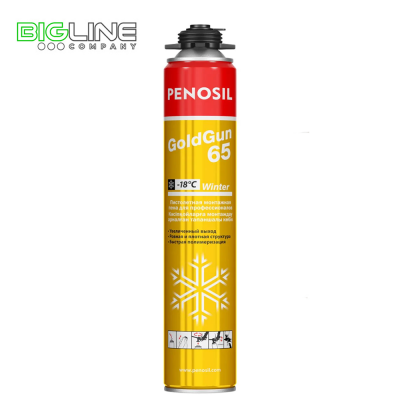 Пена монтажная PENOSIL GoldGun Winter 65 проф, 870мл