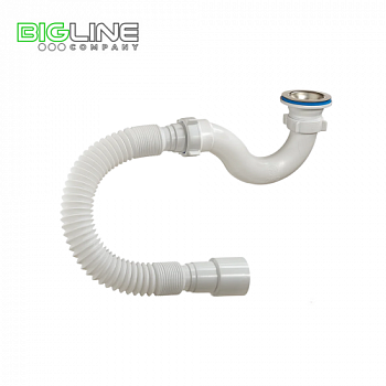 Сифон ОРИО А42589 для душевого поддона с гибкой трубой (55)