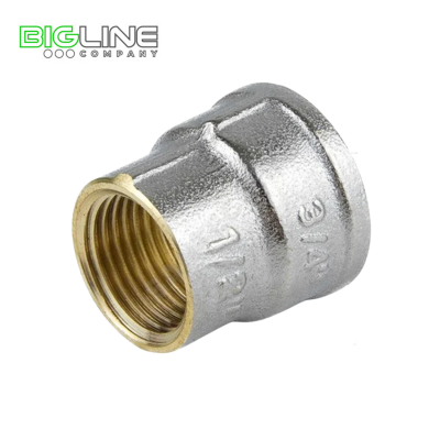 Муфта латунь никель переходная Ду 3225 в.р Aquasfera