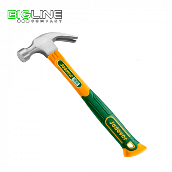 Молоток с раздвоенным хвостом 560гр,ручка из стекловолокна Jadever