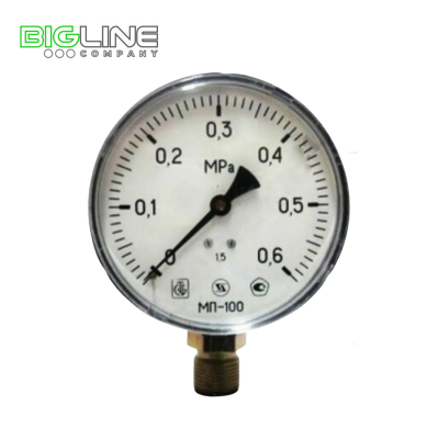 Манометр МП-100 радиальный Дк100 1,6МПа М201,5 Минск (70)