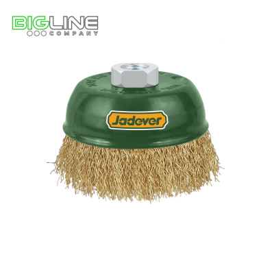 Щетка чашечная проволочная мягкая d-75мм,M14-2 Jadever