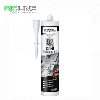 Клей монтажный KIM TEC 92 для декора, белый, 280 мл