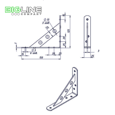 усиленный чертеж