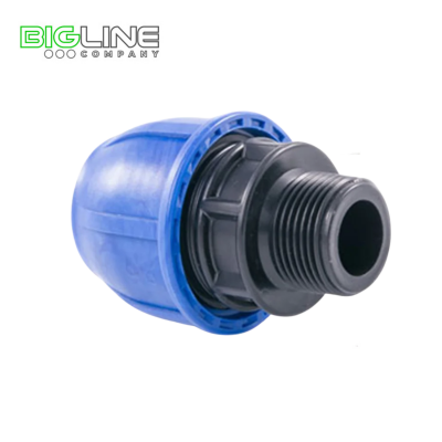 Муфта компрессионная наруж.резьба 501 PN 16 ПЭРТП (20)