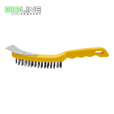 Щетка проволочная с пластмассовой ручкой NM жесткая