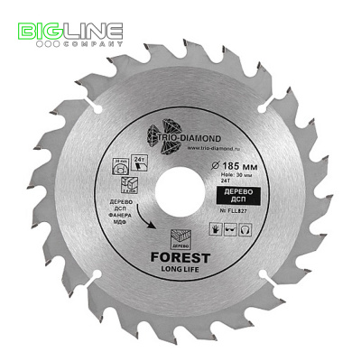 Диск Trio Diamond пильный по дереву d185*30/20/16*24T (50)