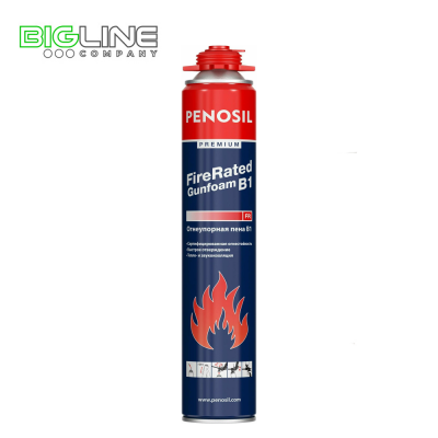 Пена монтажная PENOSIL Premium Fire Rated GunFoam B1 огнеупорная, 720мл (12)
