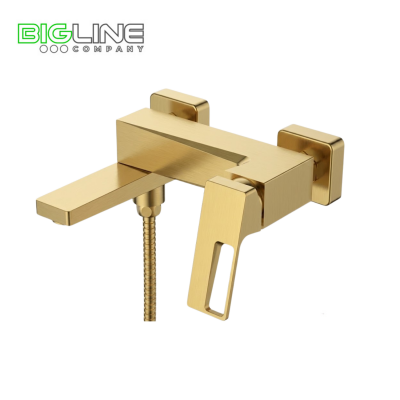 Смеситель CASELA 53192G для ванны с коротким изливом, золото (8)