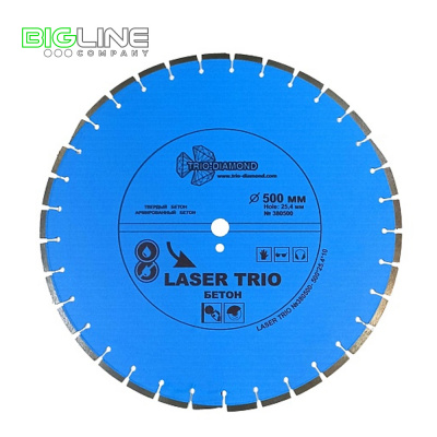 Диск Trio Diamond сегментный отрезной алмазный d500*25,4*10Н (5)