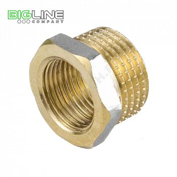 Футорка латунь никель Ду 4025 НРВР Aquasfera