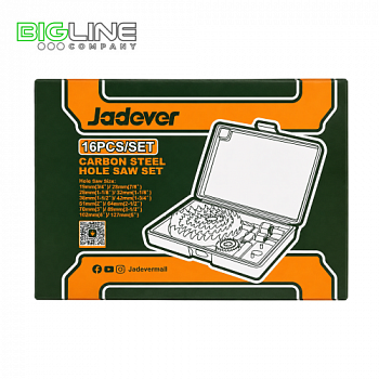 Набор пил кольцевых 19-127мм 16pcs Jadever