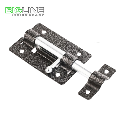 Задвижка дверная ЗД-01 полимер серебро (20)