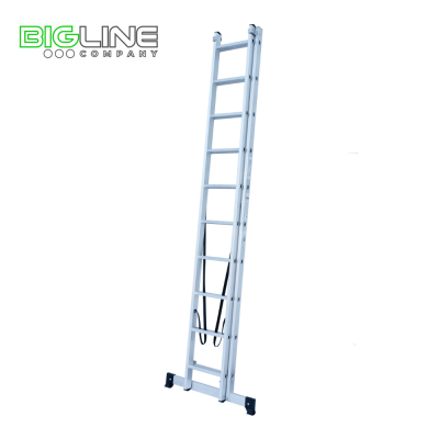 Лестница NV 1220 алюминиевая двухсекционная, 2*10 перекладин