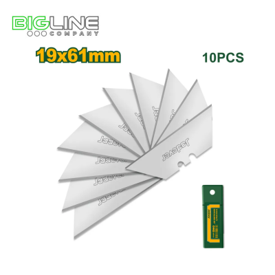 Набор лезвий трапецивидных для ножей 6119мм, 10 шт Jadever 1