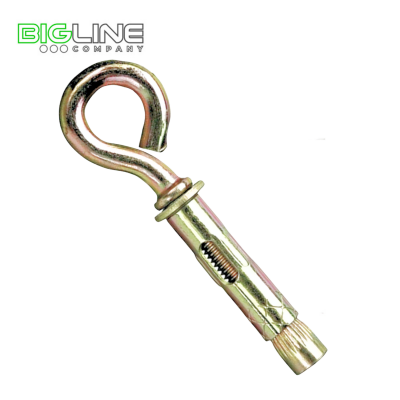 Металлический анкерный болт с полным крючком,4-распорный 10 100