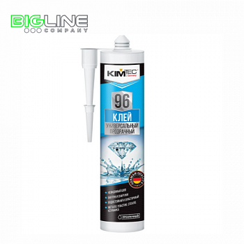 Клей монтажный KIM TEC 96 кристально-прозрачный, 280 мл