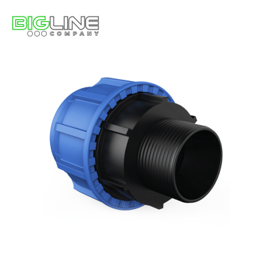 Муфта компрессионная наруж.резьба 321 PN 16 ПЭFitsa (25200)