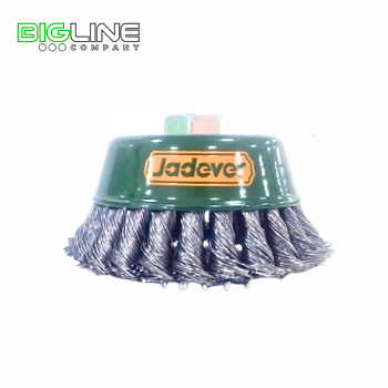 Щетка чашечная проволочная жесткая d-125мм,M142 Jadever