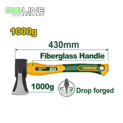 Топор 1000гр,ручка из стекловолокна Jadever