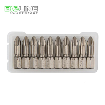 Набор БИТ KRAFTOOL EXPERT тип хвостовика С14, РН2, 25 мм, 10 шт, (10)