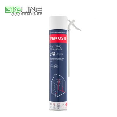Пена монтажная PENOSIL Gap Filling Strawfoam 278 бытовая, всесезонная 650мл