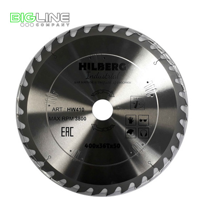 Диск Hilberg Industrial пильный по дереву d400*50*36T (5)